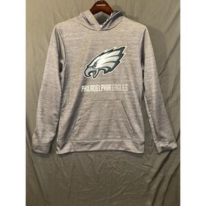 Philadelphia Eagles NFL Gray Pullover Hoodie Sweatshirt Size Medium Zubaz